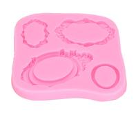 WPKD BLUEIY Moule en silicone pour succulentes, 4 types de gâteaux, fondants, outils de cuisson décoratifs pour le choix et la décoration de gâteaux, flexible et facile à démouler