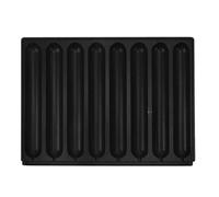 WPKD BLUEIY Plaque de cuisson rectangulaire en acier au carbone, anti-adhésive, portable, multifonctionnelle, pour la maison et le restaurant, grande taille, 38 x 28 cm, noir