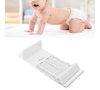 WPKD BLUEIY Règle de Mesure pour Bébé,Bébé Mesurer Le Tapis,Infantomètre Règle De Hauteur,Tenture Murale Mesure Debout Ou Mesure Couchée,Lavable,Pliable,pour Tout-Petit,Bébé(Blanc)