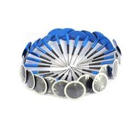 WPKD BLUEIY Reparation Pneu, 24 Pièces Champignons de Réparation Pneu Tubeless, Patch de Réparation Pneu Voiture Moto (36 * 4mm)