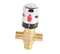 WPKD BLUEIY Robinet Mélangeur Thermostatique,Vanne de Mélange Thermostatique en Laiton avec Connecteur G de 1/2",pour Lavabo Cuisine Salle de Bain Toilette