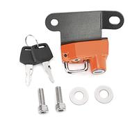 WPKD BLUEIY Serrure de Casque en Alliage d'aluminium Crochet de sécurité antivol Modification de Moto adaptée pour SuperDuke R 1290 2014 Up (Orange)