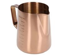 WPKD BLUEIY Tasse à mousser le lait 550 ml avec échelle, pichet à mousse en acier inoxydable or rose pour la cuisson à la vapeur du café, la mousse de lait et la tasse à mousser
