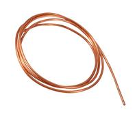 WPKD BLUEIY Tube en Cuivre Souple 2M,Tube Rond en Cuivre,OD 4 mm X ID 3 mm,Épaisseur 0,5 mm,pour Plomberie Ronde sans Couture de Réfrigération,Réfrigérateurs,Climatiseurs(115g)