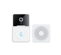 WPKD BLUEIY X3 Sonnette vidéo WiFi intelligente avec caméra, 1000 mAh, angle de vision 60°, pixels 300 000, vidéo HD, vision nocturne, interphone à changement de voix, stockage en nuage, sonnette de