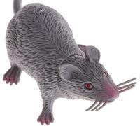 Wpppan Souris réaliste en caoutchouc avec longue queue, rat effrayant, farce d'Halloween, décorations effrayantes du poisson d'avril
