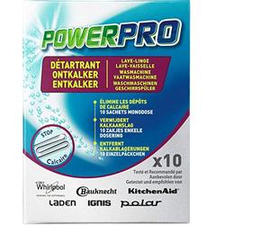Wpro DDU100 Boite de 10 sachets (de 50g chacun) détartrants monodose pour lave-vaisselle et lave-linge