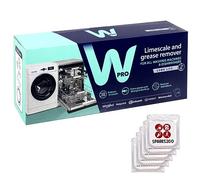WPRO Détartrant pour machine à laver et lave-vaisselle (12 sachets de 50 g + 5 désodorisants pour placard à linge)