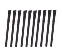 WPRO Fabian Lot de 20 stylos à bille en papier noir durable écologique recyclable encre bleue biologique avec capuchon