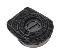 Filtre à charbon anti-odeurs Wpro CHF200/1 pour hotte - Type 200 diamètre 195mm x 207mm - Noir