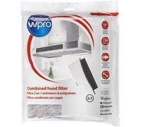 Filtre universel à graisse et à charbon 2 en 1 - WPRO UCF016 - 470x570 mm - 450g/m2