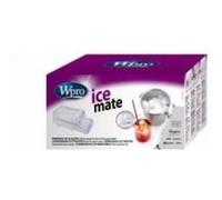 WPRO ICM100 ICE MATE LOT DE 2 BACS À GLAÇONS AVEC POIGNÉES DE DÉMOULAGE ET RÉSERVOIR