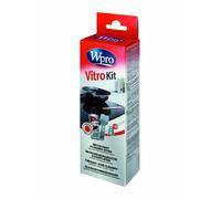 Wpro Kit de nettoyage pour plaques de cuisson en céramique avec crème nettoyant/grattoir et 10 lames