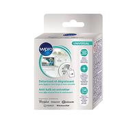 WPRO DES616 Détartrant 3 en 1 pour lave-linge et lave-vaisselle - 6 sachets de 50g