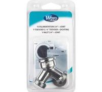 Wpro Adaptateur Y d'alimentation YAL010 - Laiton 20/27 - Pour lave-linge et lave-vaisselle