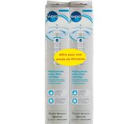 Wpro SMS200 - Filtre à eau pour réfrigérateur (pack de 2)