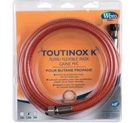 tuyau gaz flexible toutinox 1.5m gaz butane propane