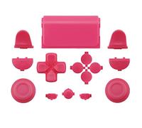 WPS Touch Pad Sticks analogiques gâchettes Home Full Boutons Lot de pièces de Rechange pour PS4 Playstation 4 DualShock 4 Controller Shell (pour contrôleurs de Gen 1) Rose