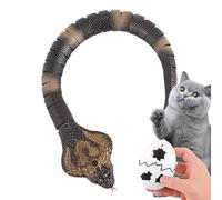 Wpsagek Jouet Intelligent pour Chat Serpent, Jouet pour Chat Serpent télécommandé,Serpent Cobra télécommandé | Évitement d'obstacles à capteur Intelligent réaliste, faveur de fête de Jeu à Double