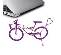 Wpsagek Ornement de modèle de vélo, échelle de modèle de vélo | Modèle de vélo d'amour Miniature en Aluminium,Figurine en métal d'ornements de Table, décor de Bureau de modèle de vélo, décoration