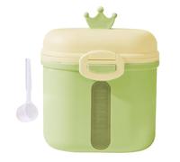Wpsagek Récipient de préparation pour bébé, distributeur de lait en poudre pour bébé - Récipient à lait Distributeur de lait pour bébé | Support de formule Double couche avec cuillère, distributeur de