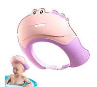 Wpsagek Visière de bain pour bébé, bonnet de pour bébé et enfant - Visière de bain douce et réglable,Bouclier de dessin animé de Protection de shampooing sûr, chapeau de bain à visière douce