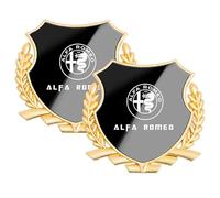WpTGEX Autocollant pour Alfa Romeo Giulia 2020-2022 2023 2024 2025 952, Emblème Badge Sticker pour Voiture, Metal Emblèmes De Voiture Décoration, Logo Emblème Badge Sticker Autocollant,B