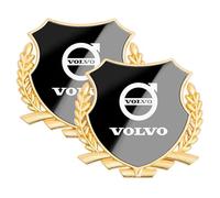 WpTGEX Autocollant pour Volvo XC60 2008-2020 2021 2022 2023 2024 2025 XC60, Emblème Badge Sticker pour Voiture, Metal Emblèmes De Voiture Décoration, Logo Emblème Badge Sticker Autocollant,B