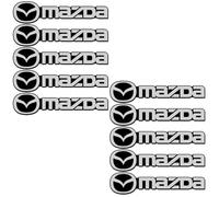 WpTGEX Lot de 10 Autocollants pour Mazda CX-60 2020 2021 2022 2023 2024 2025 KJ, Autocollant Stickers, Autocollant avec Emblème, pour Voiture, Fenêtre, Porte, Tablette, Ordinateur Portable