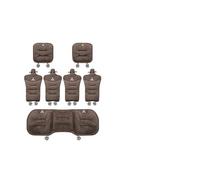 WpTrick Housses De SièGe pour Mitsubishi Mirage 1978-2022 2023 2024 2025 A03, Housse Siege Voiture, Voiture Ensembles De Housses SièGe, Compatible Airbags Confortables Respirantes,Brown-7pcs