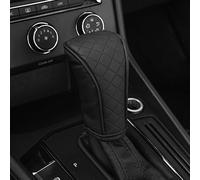 WpTrick Pommeau Levier Vitesse Capuchon Pour Opel Astra, RéSistante Housse De Levier De Vitesse, Anti DéRapant Housse Pommeau De Vitesse, RéSistant à L'Usure,A-Black