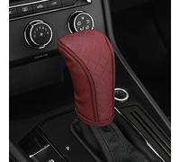 WpTrick Pommeau Levier Vitesse Capuchon Pour Opel Corsa, RéSistante Housse De Levier De Vitesse, Anti DéRapant Housse Pommeau De Vitesse, RéSistant à L'Usure,D-Red