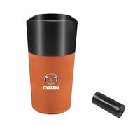 WpTrick Poubelle De Voiture Pour Mazda CX 5 2012-2021 2022-2025 2026 KE KF, Poubelle Pour Voiture BoîTe De Rangement Accessoire IntéRieur éTanche Avec Sacs Poubelle De Rechange,B-Black+Orange