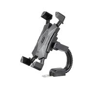 WpTrick Support TéLéPhone Moto pour Indian Chief Dark Horse 2009-2024, Porte TéLéPhone Scooter éTanche, Support Mobile Anti-Vibration Guidon, 360° Rotation Ajustable,Black-B