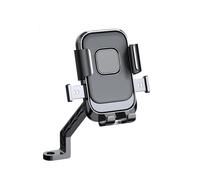 WpTrick Support Telephone Moto pour Kawasaki Ninja 125 2019-2025, Support TéLéPhone De Moto, Support Telephone Velo 360° Rotation, Amovible Anti-Vibration Robuste,B