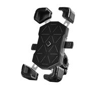 WpTrick Support Telephone Moto pour Suzuki GSR GSR125 GSR250 GSR400 GSR600 GSR750, Support Telephone Velo, Support TéLéPhone De Moto 360° Rotation, Anti-Vibration Amovible Robuste,Black-A