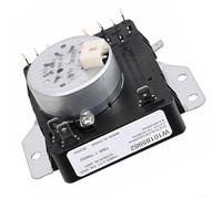 WPW10185982 Minuteur mécanique pour sèche-linge avec support 220 VAC 60 Hz pour modèles tels que CED137SBW0 MEDC300BW0 WED4950HW0 et plus encore