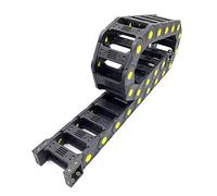 WQAZ Chaîne Porte-câble 1 mètre 20x100mm Transmission Faites Glisser la chaîne Porte-Fil câble Pont Ouvert des Deux côtés for Les Outils routeur CNC Durable