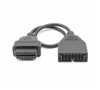 WQBQXNY Câble d'extension OBD2 vers OBD2, adaptateur de connecteur 16 broches for outil de Diagnostic automobile universel 12 broches OBD 2 OBD2