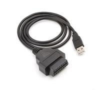WQBQXNY Outil de Diagnostic de connecteur de câble adaptateur de Port USB 16 broches OBD2 vers 72XB