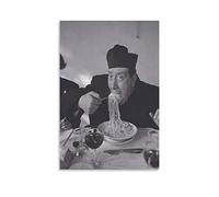 WQBYDS Affiches et impressions 40 * 60cm Senza Cornice Don Camillo Peppone Poster Teens Girls Wall Art Home Decor Kitchen Decor