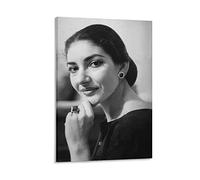 WQBYDS Impression Sur Toile 30 * 50cm Senza Cornice Il soprano Maria Callas Poster Vintage Wall Paint Art Poster Decor Modern Home Artworks Idea regalo