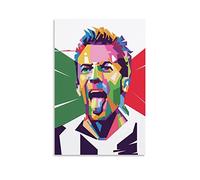 WQBYDS Impression Sur Toile 40 * 60cm Senza Cornice Alessandro Del Piero Decorazione della stanza per ragazze adolescenti Murale per soggiorno Bagno Cucina