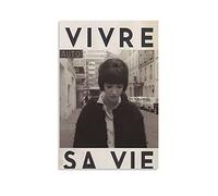 WQBYDS Impression Sur Toile 40 * 60cm Senza Cornice Anna Karina e stampa fotografica moderna famiglia camera da letto decor poster