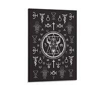 WQBYDS Impression Sur Toile 40 * 60cm Senza Cornice Simboli in bianco e nero Poster e stampe d'arte murali Arredamento moderno per la casa da letto della famiglia