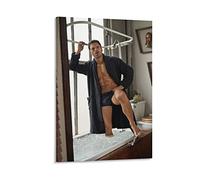 WQBYDS Impression Sur Toile 50 * 70cm Senza Cornice Sebastian Stan Cool American Actor Poster Canvas Wall Art Room Pictures for Bedroom Gifts Decor