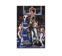 WQBYDS Impression Sur Toile 60 * 80cm Senza Cornice Giannis Antetokounmpo 2 per ragazze adolescenti pittura murale per soggiorno bagno home decor cucina arte della parete