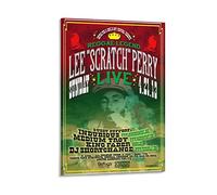 WQBYDS Impression sur toile Affiche 30 * 50cm Senza Cornice Lee Scratch Perry Voce fuori campo Reggae Cantante Musica Copertina Immagine Stampa moderna famiglia Camera da letto Decor Poster