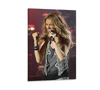 WQBYDS Impression sur toile Affiche 40 * 60cm Senza Cornice Celine Dion sembra buono sul palco del cantante pop moderna famiglia camera da letto decor poster