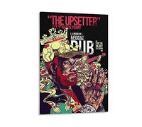 WQBYDS Impression sur toile Affiche 40 * 60cm Senza Cornice Lee Scratch Perry Dubs Reggae Singer's Music Decorative Canvas Wall Art Soggiorno Poster Camera da letto